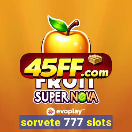 sorvete 777 slots